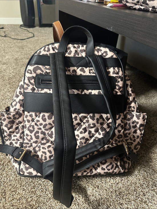 Poppy & Peonies discontinued leopard backpack